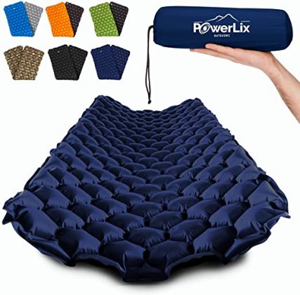 best POWERLIX Sleeping Pad, Ultralight Inflatable Air bed for tent Camping